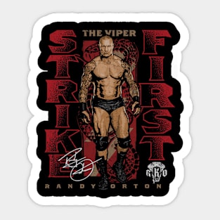 Randy Orton The Viper Strike First Sticker